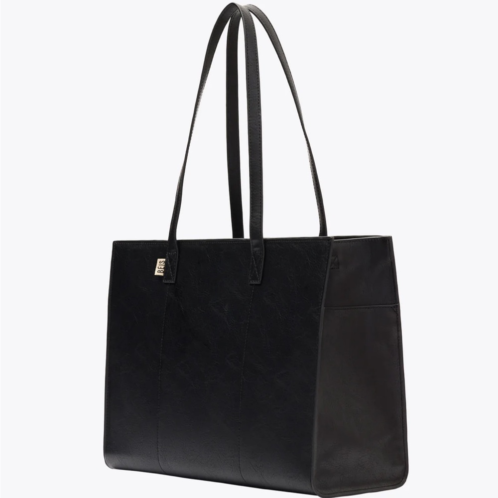 Beis Black Tote Bag